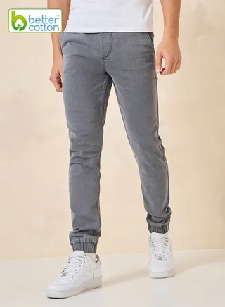 Cotton Stretch 5-Pocket Slim Fit Jogger Jeans