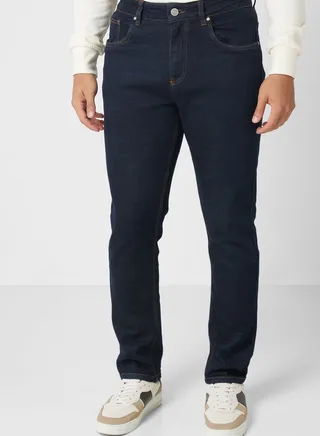 Selvedge Straight Fit Jeans 