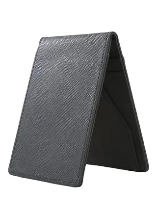 Slim Money Clip And Credit Card Holder Black 