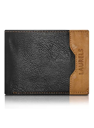 Tusk Bi-Fold Wallet Black/Brown 