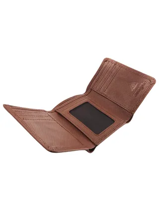 Tri-Fold Genuine Leather Wallet for Men, Premium Leather Material with Versatile Compartment, Ideal for Traveling & Daily Use, Perfect Gift for Any Occasion- Chocolate 