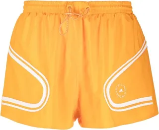 Graphic-Print Drawstring Shorts