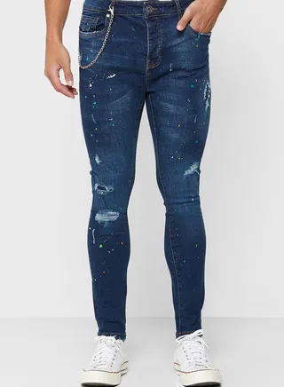 Bravesoul Skinny Fit Denim Jeans 