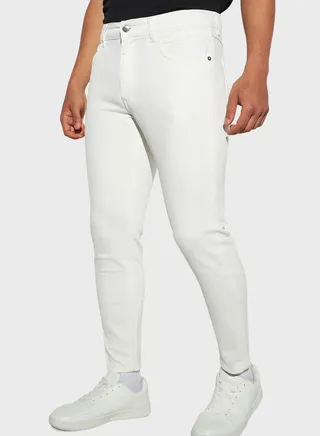 Light Wash Slim Fit Jeans