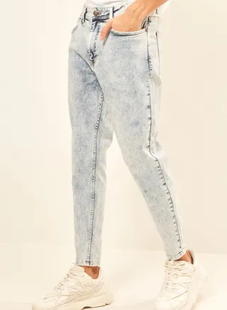 Light Wash Skin Fit Jeans 