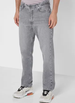 Light Wash Slim Fit Jeans 