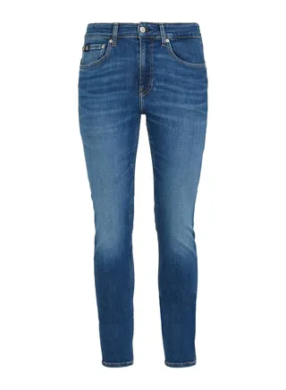Men's Slim Tapered Jeans, Dark Blue 