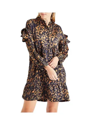 Gillea Frill Detail Dress Multicolour 