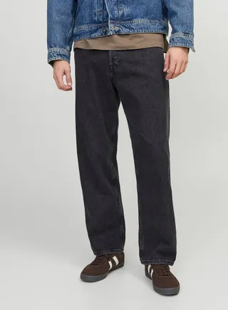 Mid Rise Straight Leg Jeans