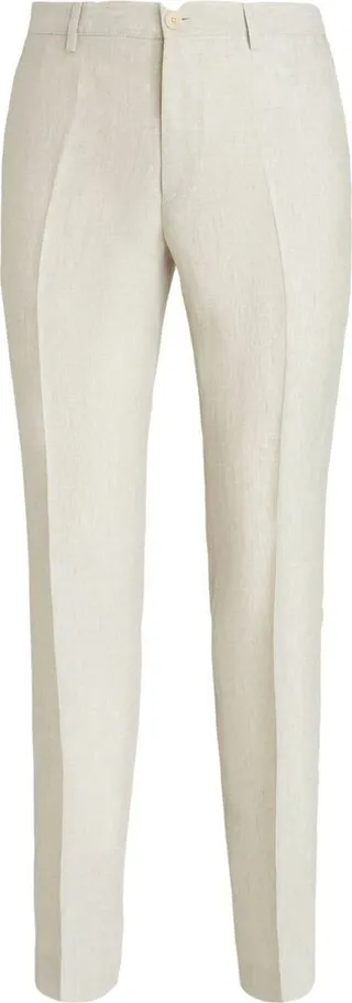 Straight-Leg Cut Trousers