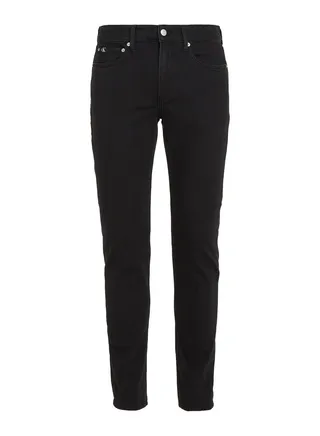 Men's Slim Tapered Jeans, Black 