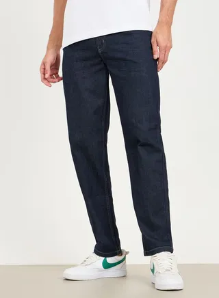 Solid Slim Fit Pocket Detail Jeans 