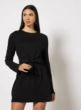 Long Sleeve Dress Black 