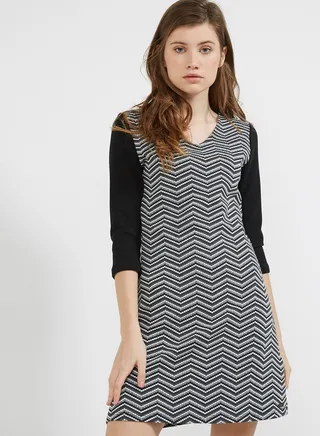 Flora Midi Dress Grey 