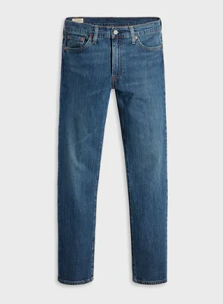 Mid Wash Relaxed Fit Jeans 