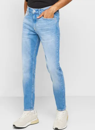 Light Wash Skinny Fit Jeans