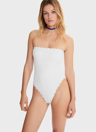 Bardot High Leg Swimsuit
