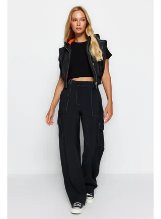 Pants - Black - Cargo 