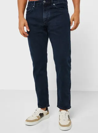 Rinse Wash Straight Fit Jeans 