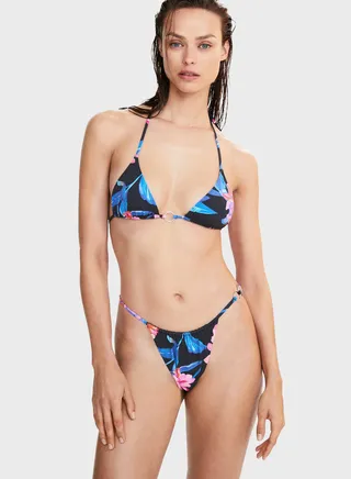 Printed Bikini Bottom