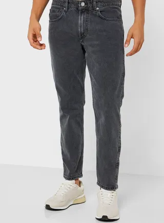 Rinse Wash Straight Fit Jeans