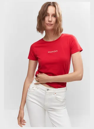 Logo Detail Crew Neck T-Shirt