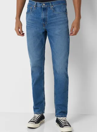 Light Wash Slim Fit Jeans 