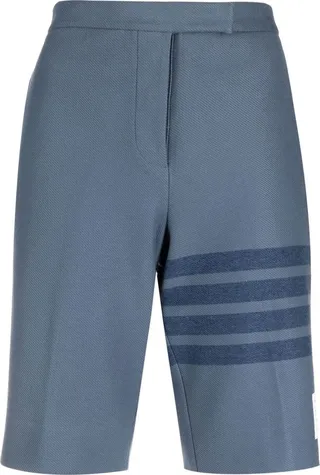 4-Bar Stripe Bermuda Shorts