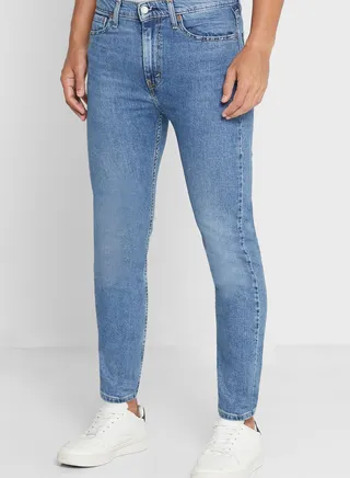 Light Wash Skinny Fit Jeans 