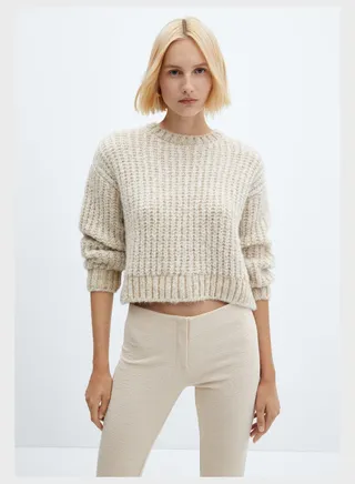 Crew Neck Knitted Sweater