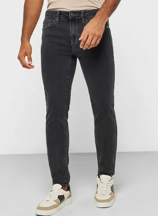 Rinse Wash Slim Fit Jeans 