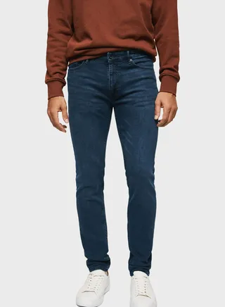 Dark Wash Skinny Fit Jeans 