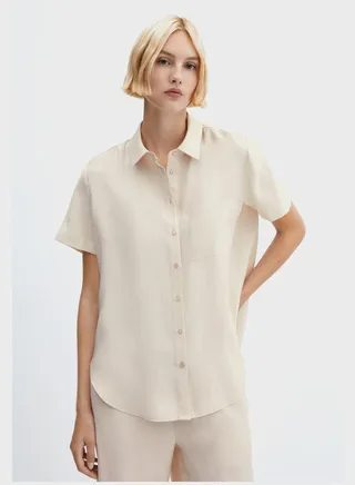 Pocket Detail Button Down Shirt