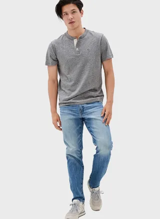 Light Wash Slim Fit Jeans