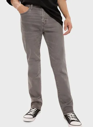 Airflex+ Mid Wash Straight Fit Jeans 