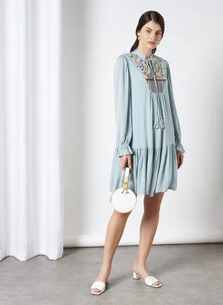 Cilla Embroidered Dress Arona 