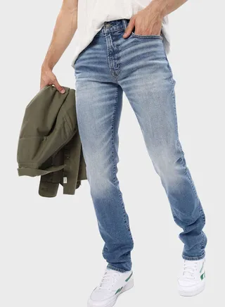 Airflex+ Light Wash Slim Fit Jeans 