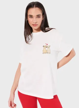 Simba And Nala Pyjama Top 