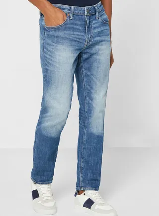 Dark Wash Slim Fit Jeans 