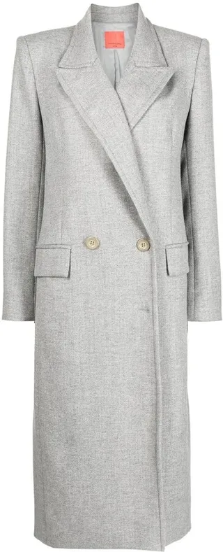 Shapes & Shadows double-breasted coat