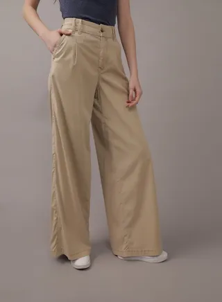 AE Stretch Super High-Waisted Baggy Wide-Leg Trouser 