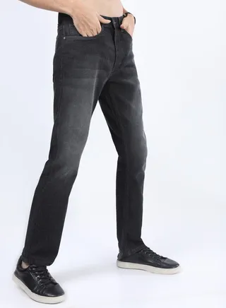 Mid Rise Light Fade Jeans 