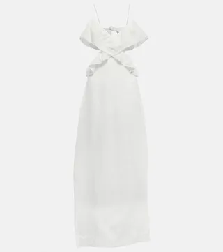 Allegra ramie maxi dress