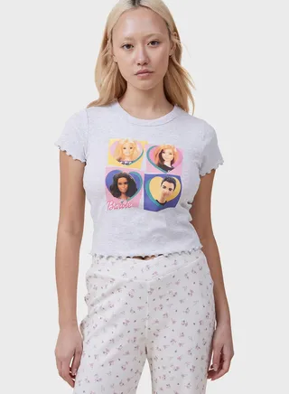 Crew Neck Graphic T-Shirt 