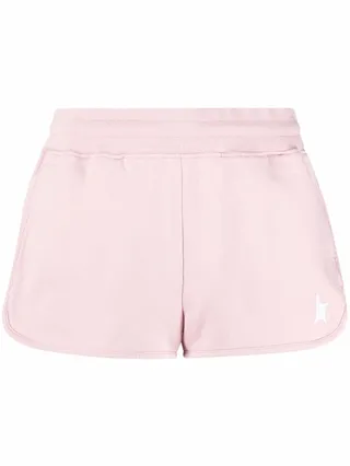 Motif-Print Track Shorts