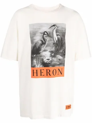 logo-patch cotton T-shirt