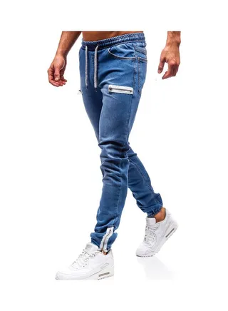 Casual Loose Jogger Blue 