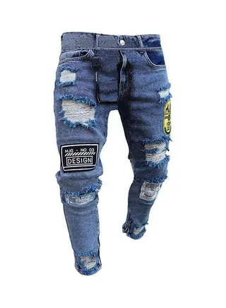 Slim Elastic Jeans Blue 
