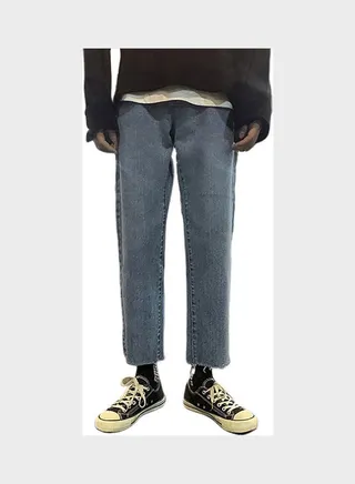 Straight Loose Trouser Blue 
