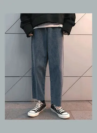 Solid Jeans Blue 